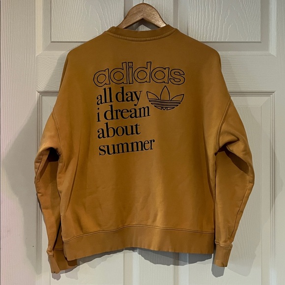 adidas Tops - Vintage ADIDAS Rust Crewneck Sweatshirt “All Day I Dream About Summer”
